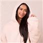 OHS Zip Up Hoodie Blanket Oversized Sherpa Fleece Thermal Sweatshirt Jumper