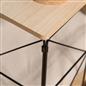 Cube Storage Basket Table Folding Wire Organiser Living Room Home Decor Bedroom