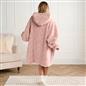 Oversized Hoodie Blanket Giant Fleece Supersoft Braided Jumper Wearable Throw