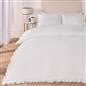 OHS Frill Edge Bedding Set Microfibre Decor Duvet Cover with Pillowcase