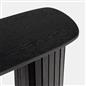 OHS Madison Console Table Ribbed Engineered Wood Entryway Display Unit Decor
