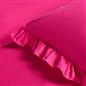 OHS Frill Edge Bedding Set Microfibre Decor Duvet Cover with Pillowcase