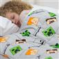 OHS Minecraft Kids Weighted Blanket Relief Sleep Throw - 100 x 150cm - 3kg