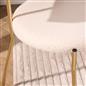 OHS Boucle Dining Chair with Metal Legs Modern Upholstered Kitchen Chair