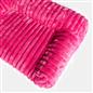 OHS Ribbed Pet Bed Sofa Soft Fleece Dog Cat Washable Anti Anxiety Cushion Mat