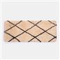 OHS Diamond Check Rug Non Slip Fluffy Soft Luxury Floor Carpet Hallway Runner