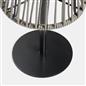OHS Solar Table Lamp Rattan Cordless Outdoor Garden Light Dusk Sensor