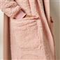 OHS Waterfall Long Cardigan Warm Teddy Fleece Open Front Wrap Loungewear Outwear