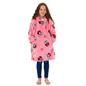 Minnie Mouse Hoodie Blanket Oversized Wearable Soft Sherpa Fleece Throw, Pink