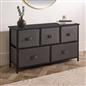 OHS Fabric Cabinet Bedside 2/3/4/5/6 Drawers Storage Unit Clothes Home Organiser