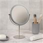 Bathroom Mirror Round Accessories Free Standing Vanity Stainless Steel Bedroom