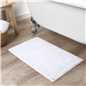Brentfords Noodle Bath Mat Non Slip Shower Soft Highly Absorbent Chenille Shaggy