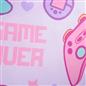 Gaming Duvet Cover Set Reversible Soft Quilt with Pillowcase Kids Bedding Single