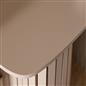 OHS Madison Console Table Ribbed Engineered Wood Entryway Display Unit Decor