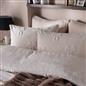 OHS Bow Tufted Bedding Set Teddy Fleece Super Soft Duvet Cover with Pillowcase