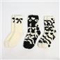 OHS Bows Socks 3 Pair Fluffy Fleece Warm Soft Thermal Bed Lounge Sock Slipper