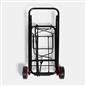 OHS Folding Trolley Heavy Duty Metal Hand Truck Portable Camping Shopping Cart