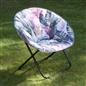 OHS Moon Camping Chair Round Folding Outdoor Garden Portable Seat