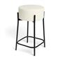 OHS Boucle Bar Stool Kitchen Chair Breakfast Pub Seat Home Decor