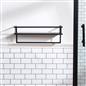OHS Towel Rail Bathroom Shelf Space Saving Storage Unit Wall Mounted Modern Home
