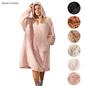 Brentfords Extra Long Blanket Hoodie Oversized Teddy Fleece Sweatshirt Adult NEW
