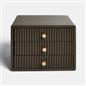 OHS Ribbed Desktop Drawers Organiser Freestanding Tabletop Cabinet Storage Unit