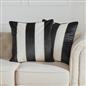 OHS Stripe Cushion Covers 2 Pack Matte Velvet Square Pillowcases Home Decor