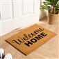 OHS Slogan Welcome Doormat Natural Non Slip Indoor Outdoor Coir Door Mat Rug