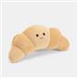 OHS Croissant Hottie Microwaveable Warmie Fluffy Novelty Heat Pad Hand Warmer