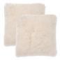 Sienna Set of 2 Fluffy Cushion Covers Shaggy Set Scatter Sofa 18