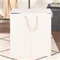 OHS Boucle Laundry Basket Foldable Clothing Hamper Washing Storage Bin
