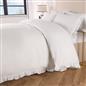 OHS Frill Edge Bedding Set Microfibre Decor Duvet Cover with Pillowcase