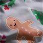 OHS Gingerbread Man Bedding Set Kids Xmas Reversible Duvet Cover with Pillowcase