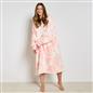OHS Extra Long Tie-Dye Print Fleece Oversized Wearable Hoodie Blanket