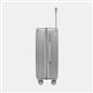OHS Metallic Effect Suitcase Set 3-Piece Hard Shell Luggage 4 Wheel ABS