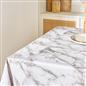 OHS Marble Effect Tablecloth PVC Table Protector Home Decor Tableware