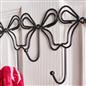 OHS Bows Over the Door Hook Hanger 5 Hooks Metal Coats Towel Rack