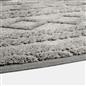 OHS Cable Knit Rug Non Slip Jacquard Floor Carpet Hallway Runner