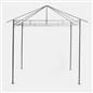 OHS Metal Garden Gazebo with Curtains Outdoor Party Tent Canopy Waterproof