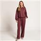 OHS Bubble Hem Co-Ord Set Hoodie Drawstring Relaxed Joggers Tracksuit Loungewear