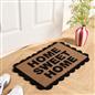 OHS Scallop Edge Doormat Natural Non Slip Indoor Outdoor Welcome Coir Mat Rug