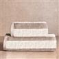 OHS Stripe 100% Cotton Bath Hand Towel Hotel Luxury Shower Soft Absorbent