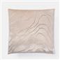 Velvet Cushion Covers Metallic Wave 2/4 Pack of Filled Plump Pads Home Decor Set