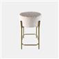 OHS Boucle Bar Stool Kitchen Chair Breakfast Pub Seat Home Decor