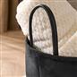 Velvet Storage Basket Hamper Clothes Toys Organiser Fabric Washing Bag Handles