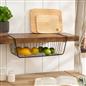 OHS Under Shelf Organiser Storage Wire Rack Basket Hook Hanger Kitchen Decor
