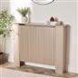 OHS Ribbed Radiator Cover Slatted Engineered Wood Side Board S M L Cabinet Shelf