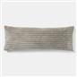 OHS Ribbed Bolster Pillow Faux Fur Long Luxury Soft Maternity Support Cushion