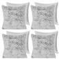 Cushion Covers Faux Fur Fleece Pack of 2/4 Filled Case Pad Two Tone Home Decor