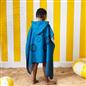 Kids Poncho Beach Towel Hooded Quick Dry Microfibre Holiday Swimming Absorbent